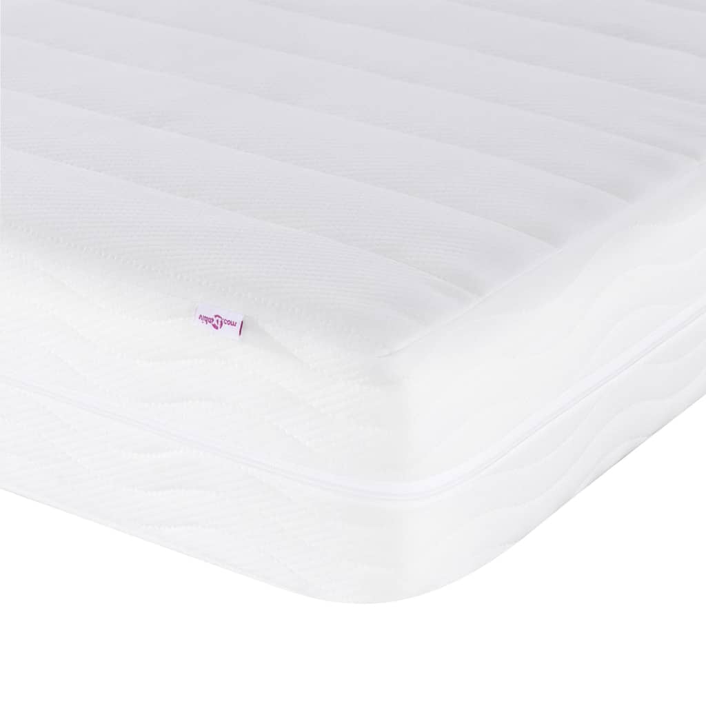 Bed met matras "Hanko" fluweel donkergroen 140x200 cm – afbeelding 9