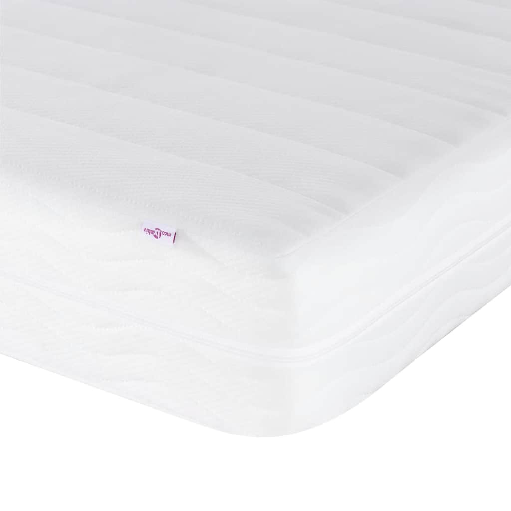 Bed met matras fluweel blauw 140x200 cm – afbeelding 9
