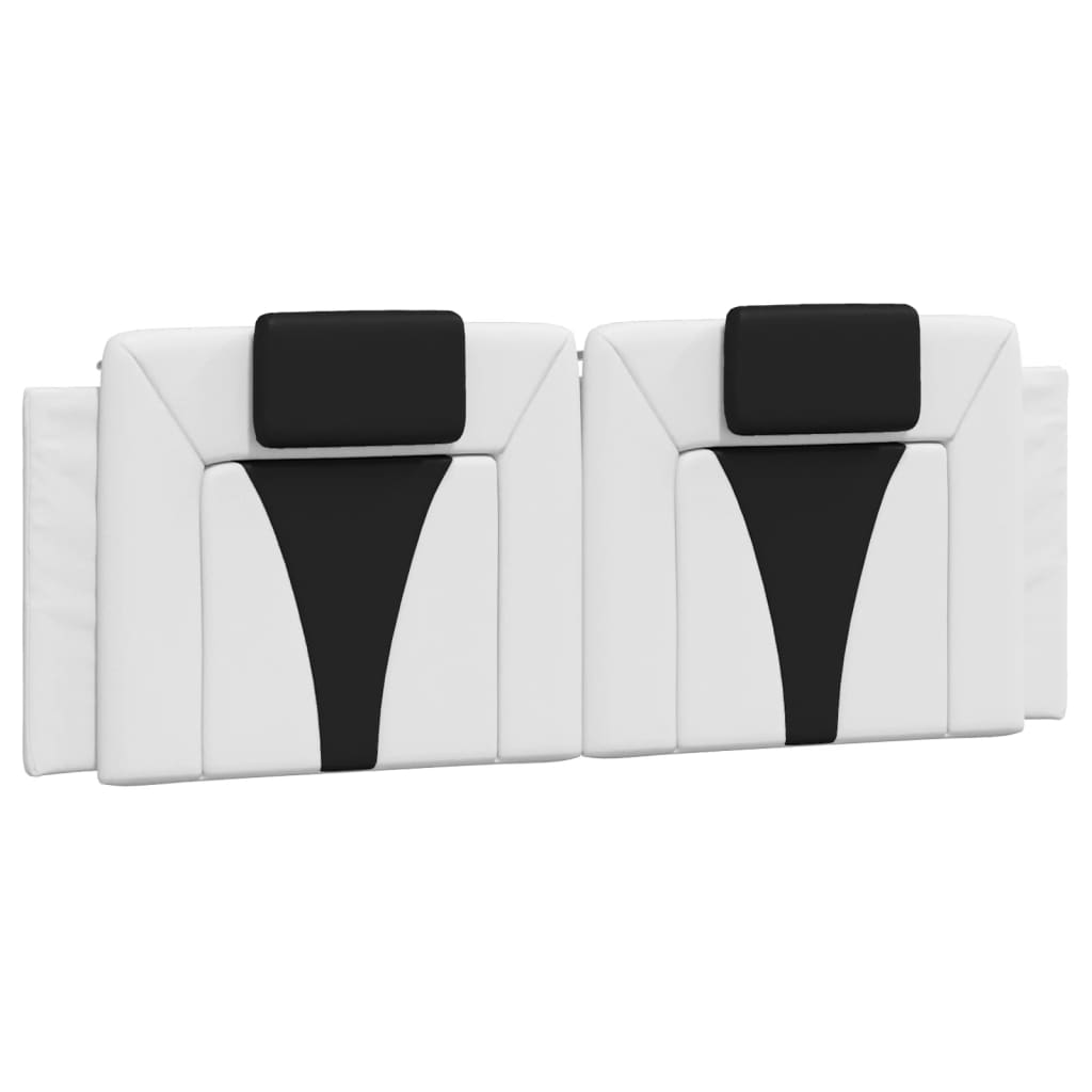Bed "Viana" met matras kunstleer wit en zwart 140x200 cm – afbeelding 5