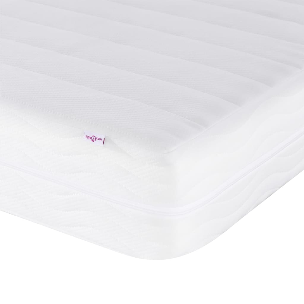 Bed met matras "Zadar" kunstleer grijs 140x200 cm – afbeelding 9