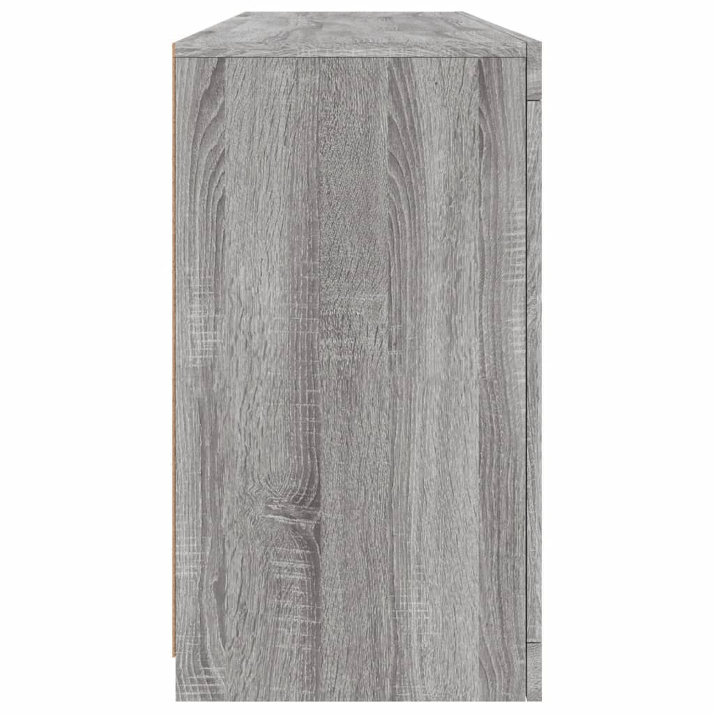 Dressoir met LED-verlichting 163x37x67 cm grijs sonoma eiken – afbeelding 7