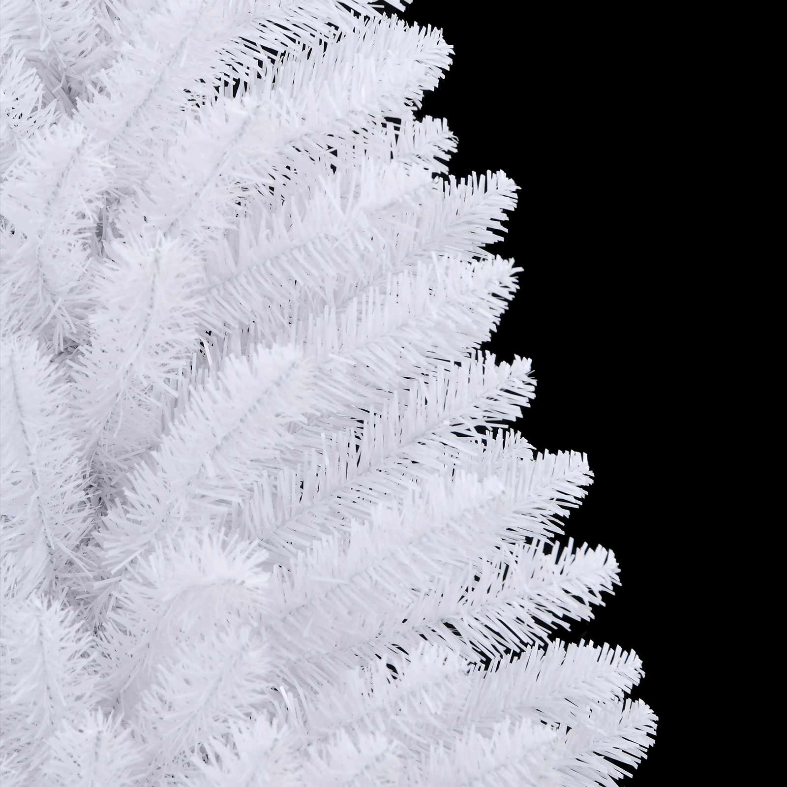 Kunstkerstboom Wit 80 x 80 x 150 cm PVC en Metaal – afbeelding 11