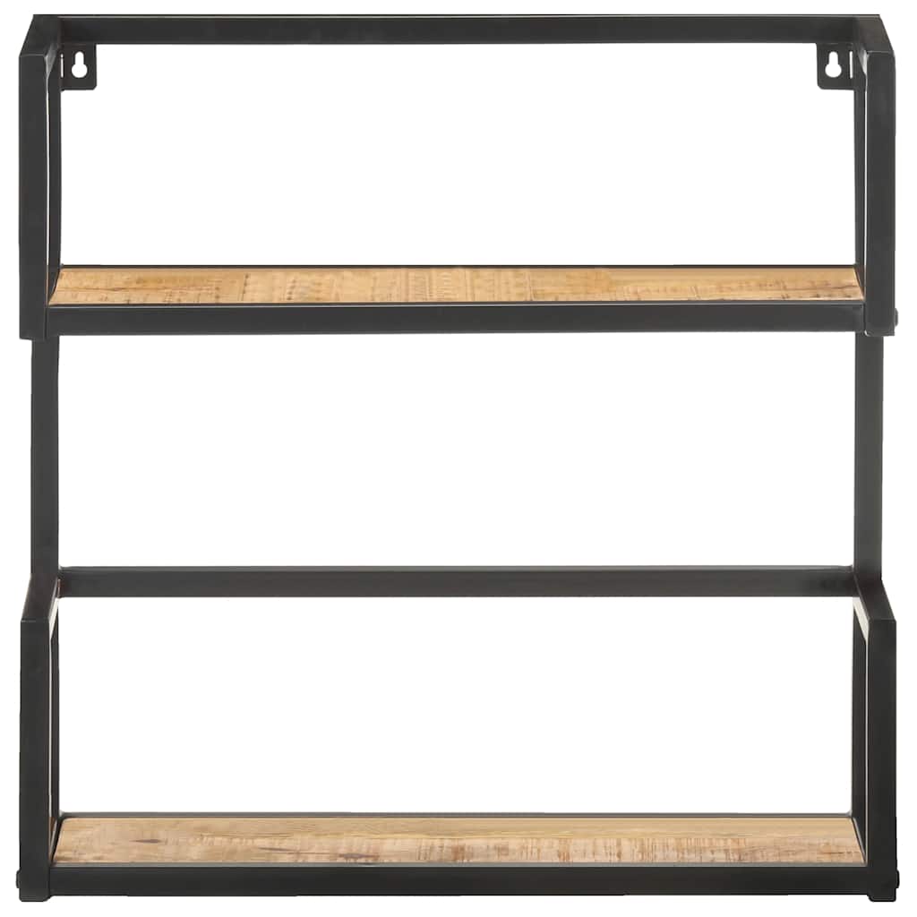 Wandrek 80x20x60 cm ruw mangohout – afbeelding 2