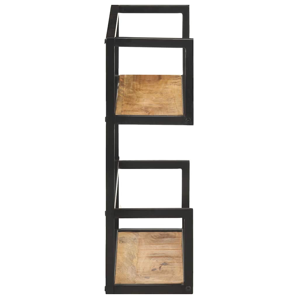 Wandrek 80x20x60 cm ruw mangohout – afbeelding 3