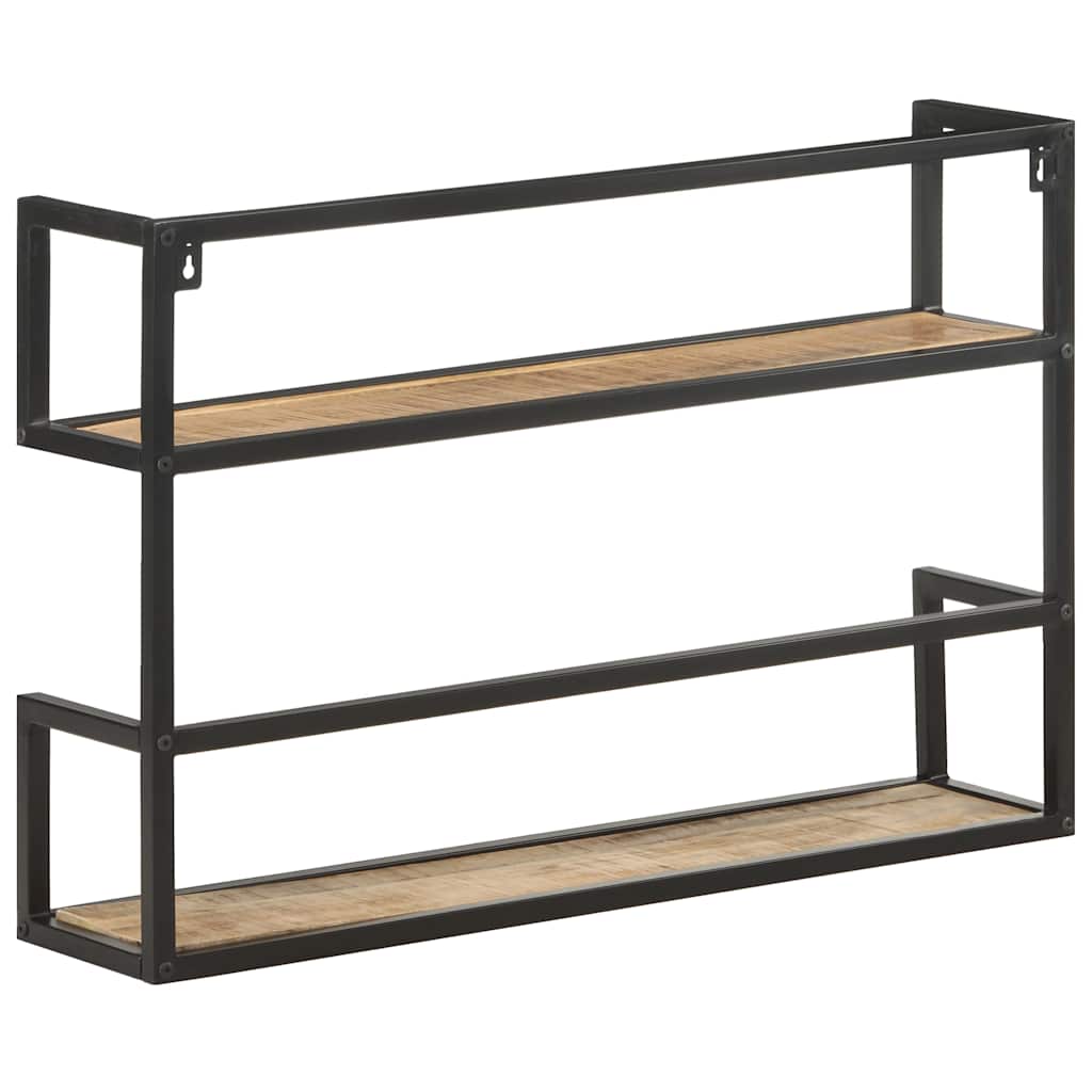 Wandrek 80x20x60 cm ruw mangohout – afbeelding 4