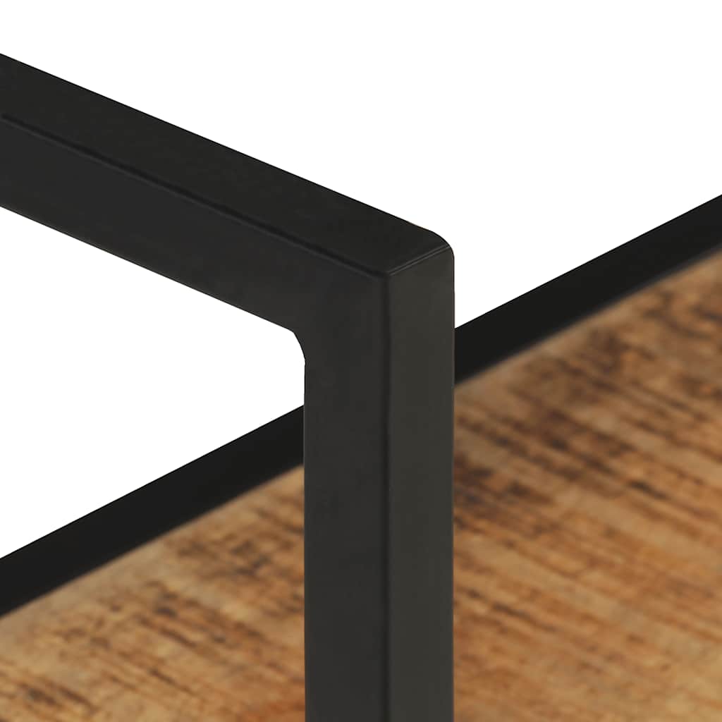Wandrek 80x20x60 cm ruw mangohout – afbeelding 5