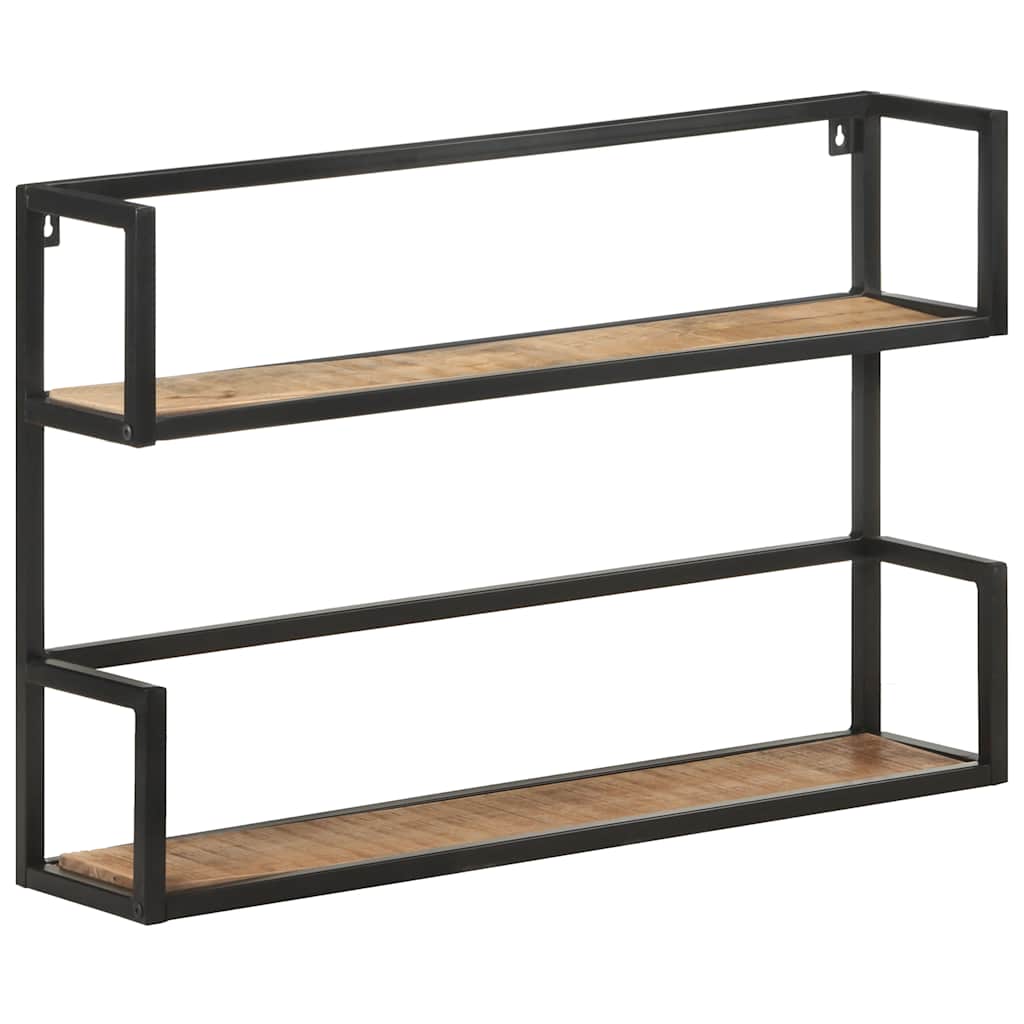 Wandrek 80x20x60 cm ruw mangohout – afbeelding 8