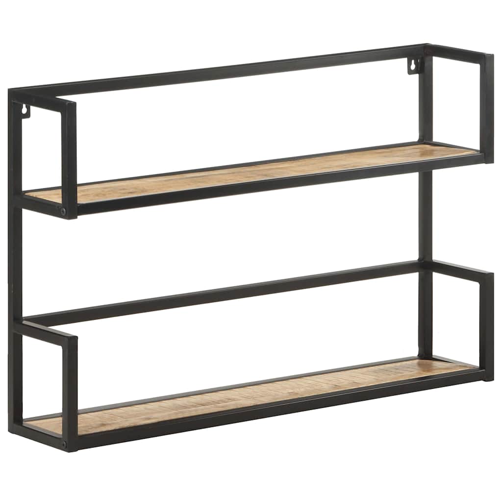 Wandrek 80x20x60 cm ruw mangohout – afbeelding 9