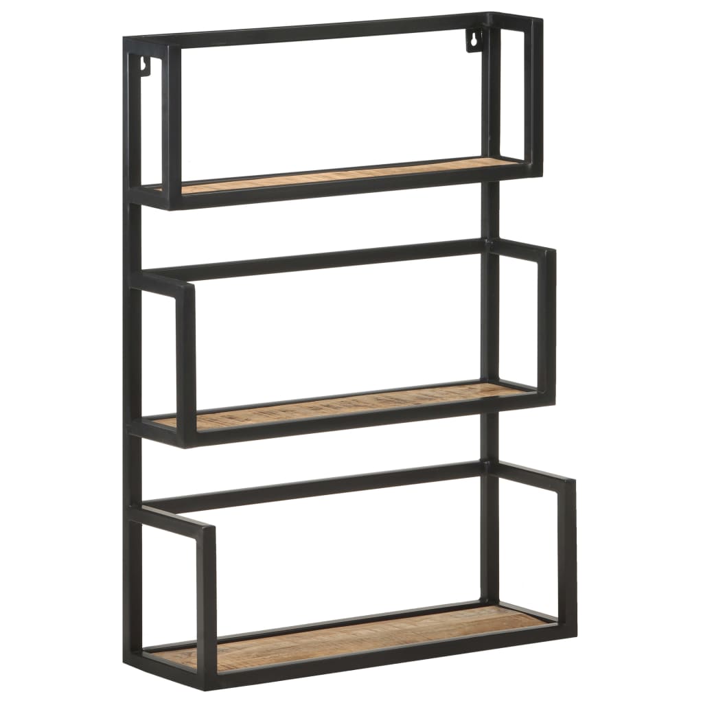Wandrek 60x20x85 cm ruw mangohout