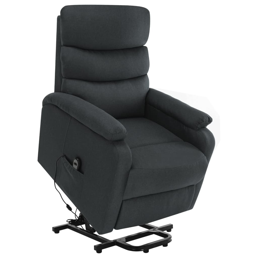 Sta-op-massagestoel stof donkergrijs – afbeelding 1