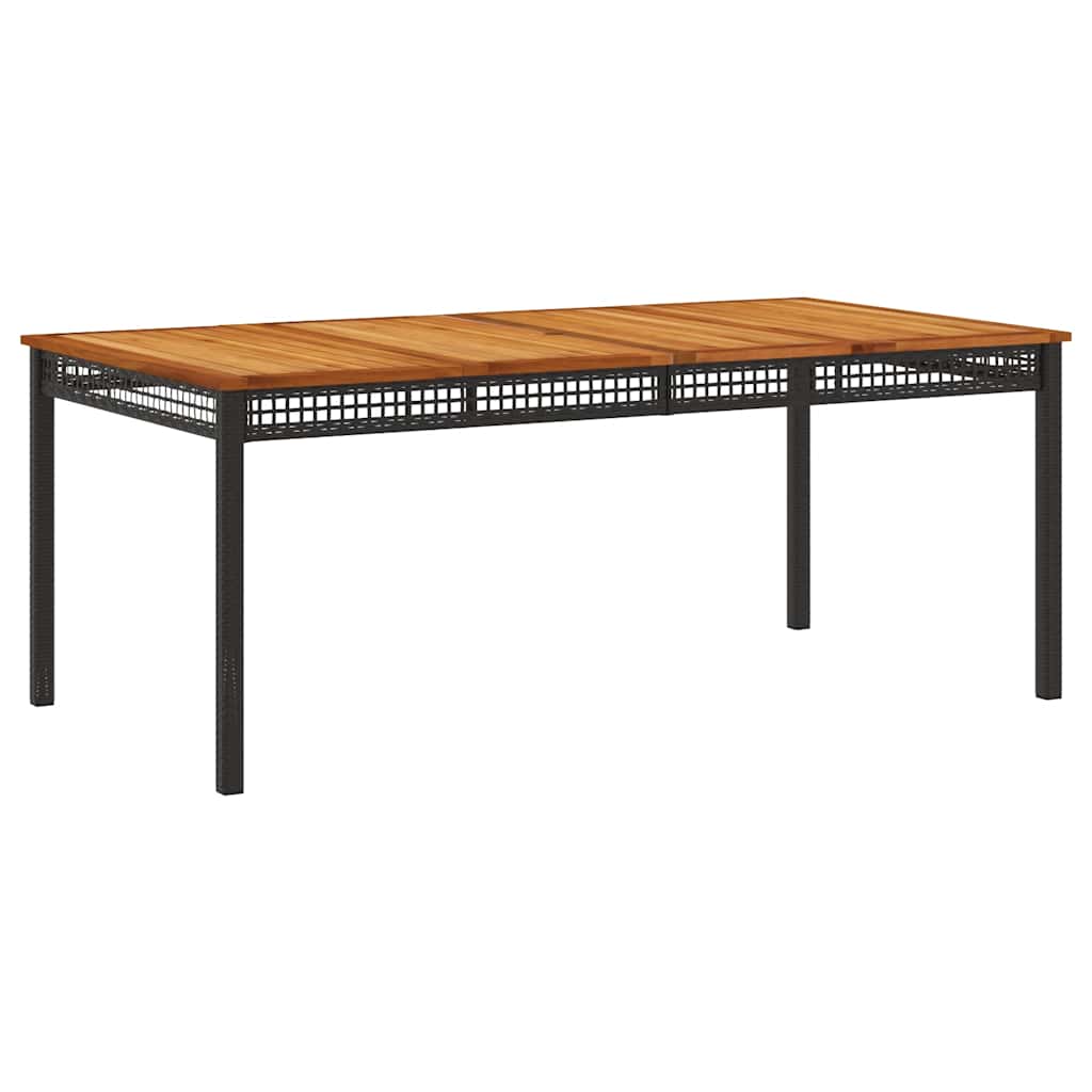 9-delige Tuinset poly rattan zwart – afbeelding 5