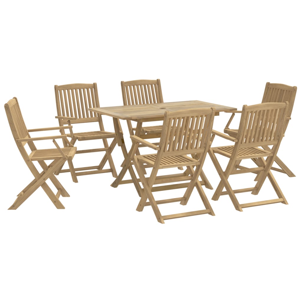 7-delige Tuinset massief acaciahout – afbeelding 2
