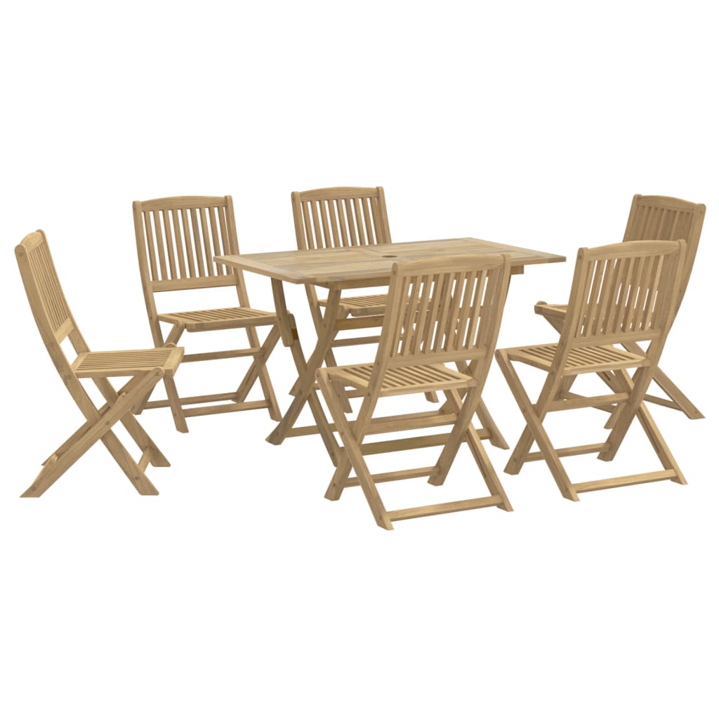 7-delige Tuinset massief acaciahout – afbeelding 2