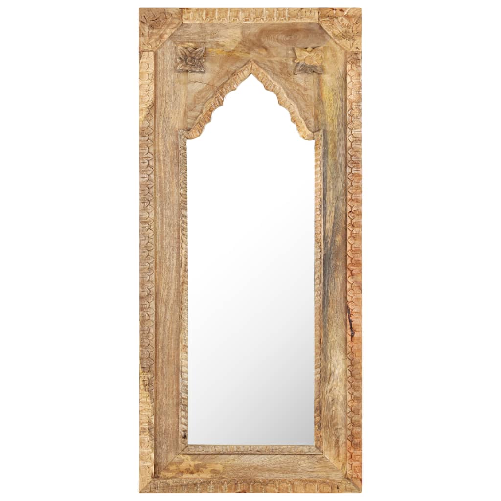 Spiegel 50x3x110 cm massief mangohout