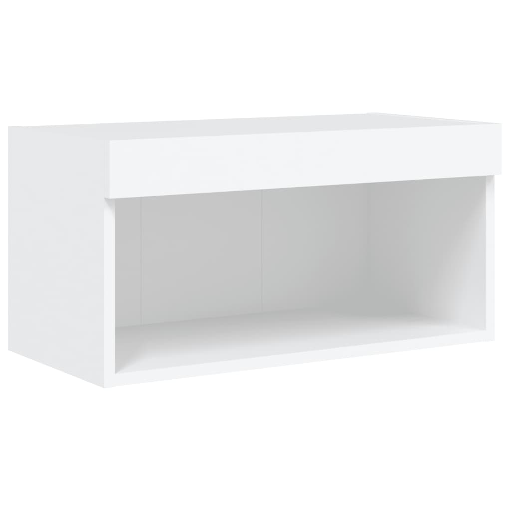 6-delige Tv-wandmeubelset met LED-verlichting wit – afbeelding 10