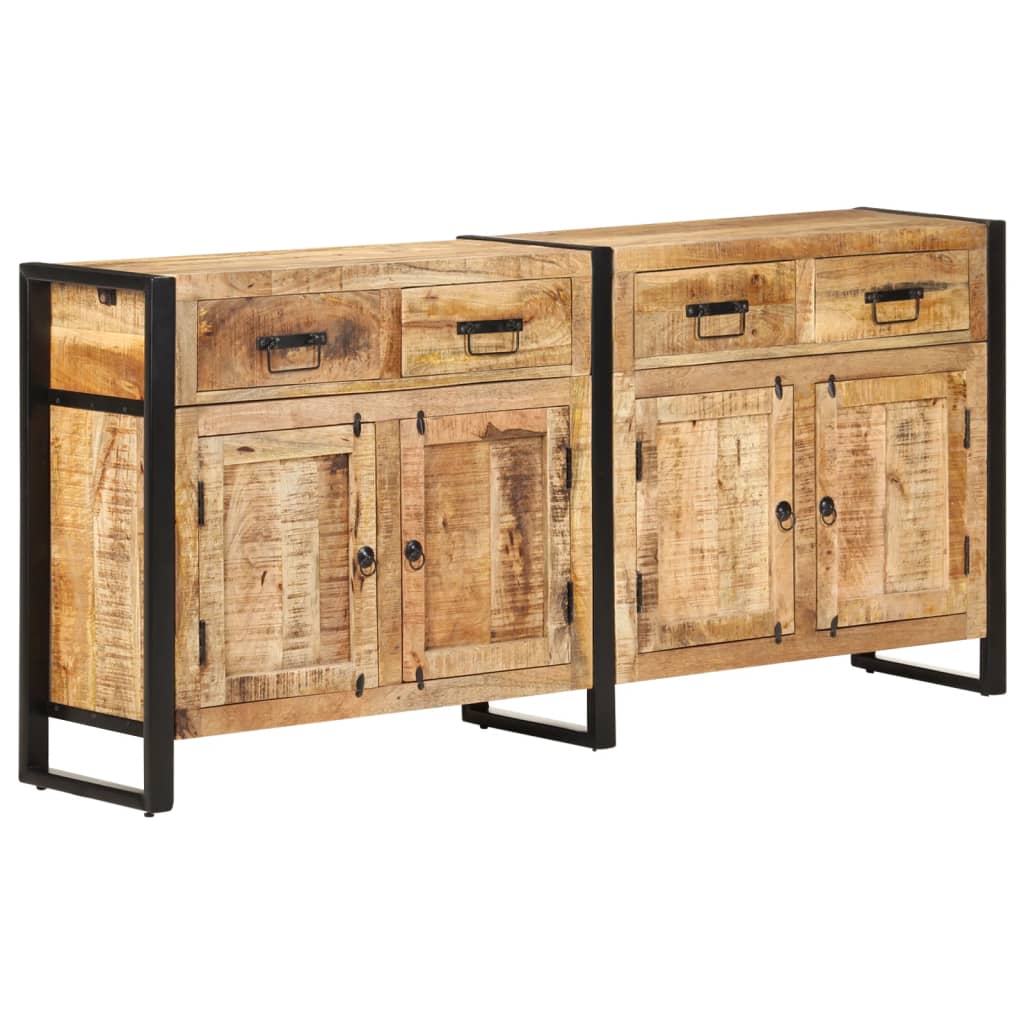 Dressoir 172x35x80 cm massief mangohout – afbeelding 1