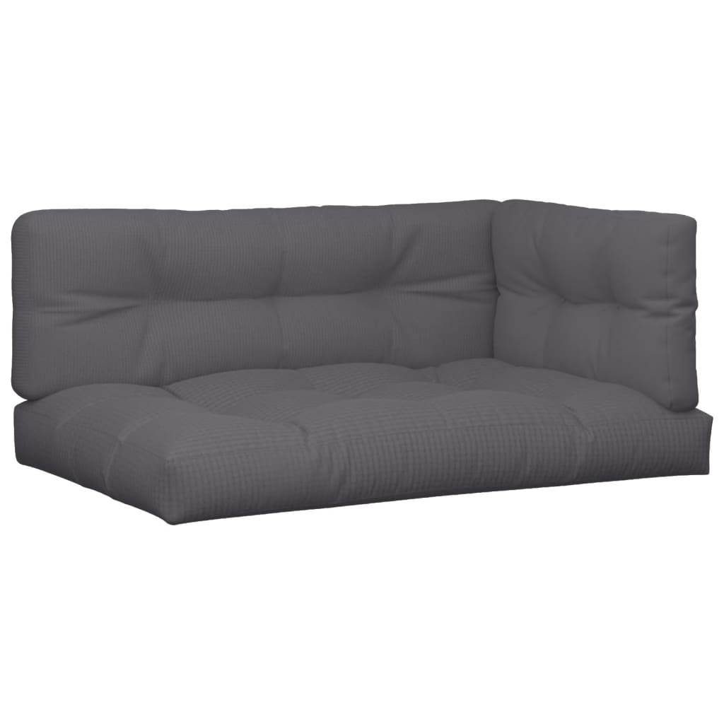 Palletkussens 5 st stof antracietkleurig – afbeelding 2