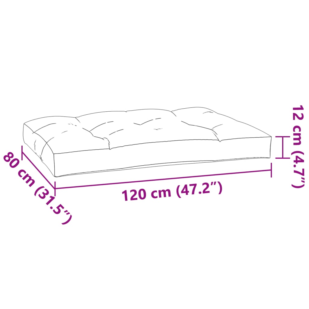 Palletkussens 5 st stof bladpatroon – afbeelding 12