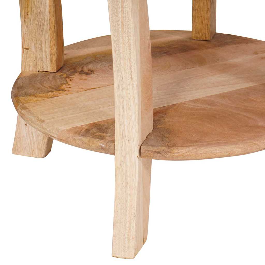 Bijzettafel 37x37x61 cm massief mangohout – afbeelding 7