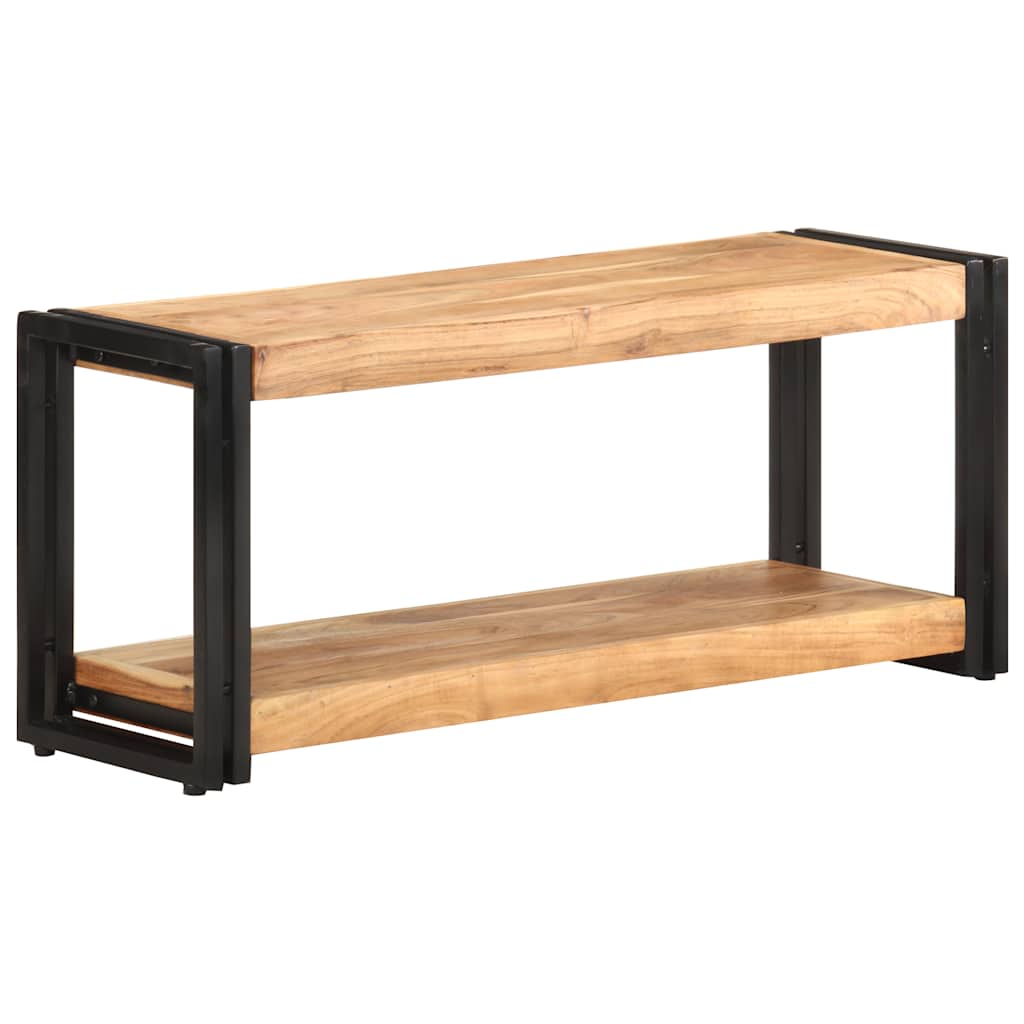 Tv-meubel 90x30x40 cm massief acaciahout – afbeelding 1