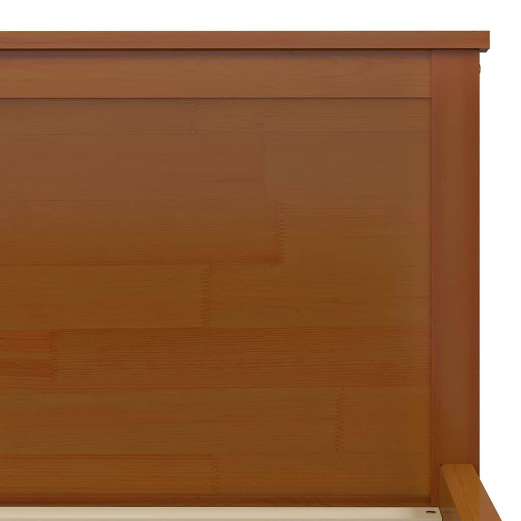Bedframe massief grenenhout honingbruin 180x200 cm – afbeelding 6