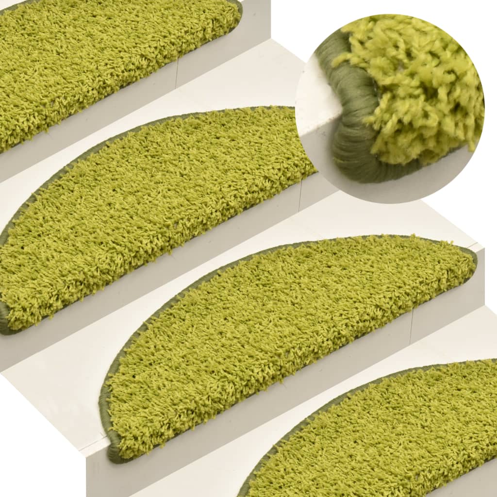 Trapmatten 15 st 65x21x4 cm Groen Halfrond Groot – afbeelding 1