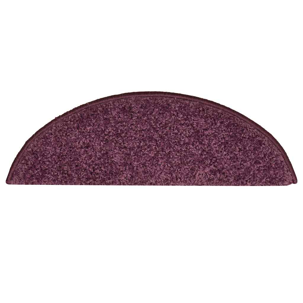 Trapmatten 15 st 56x17x3 cm Donkerpaars Halfrond – afbeelding 6