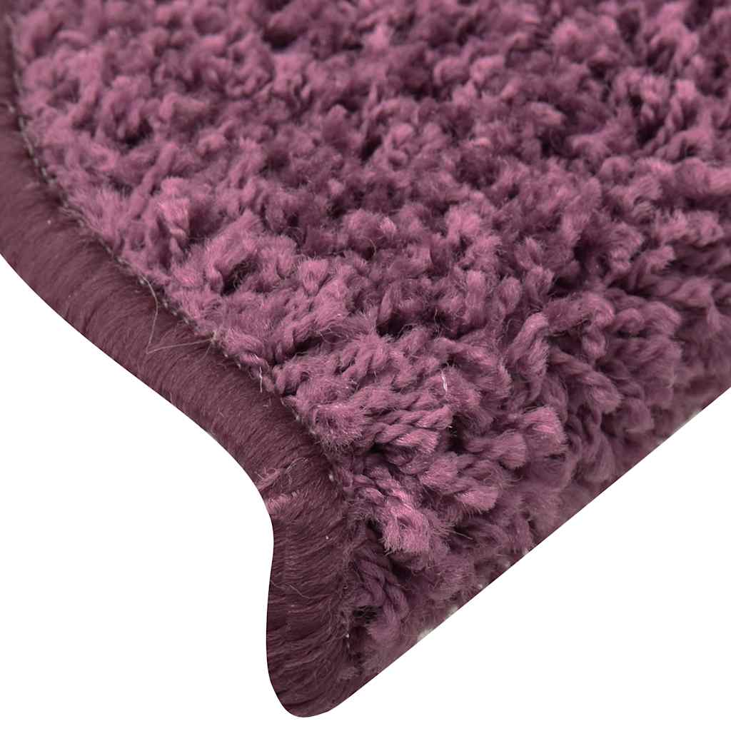 Trapmatten 15 st 65x21x4 cm Donkerpaars Halfrond Groot – afbeelding 7