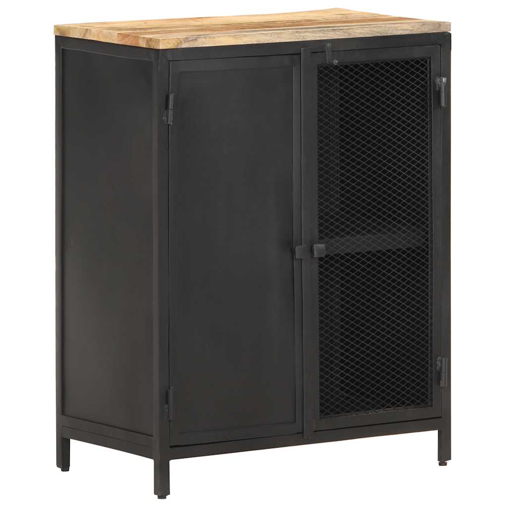 Dressoir 60x35x78 cm massief ruw mangohout