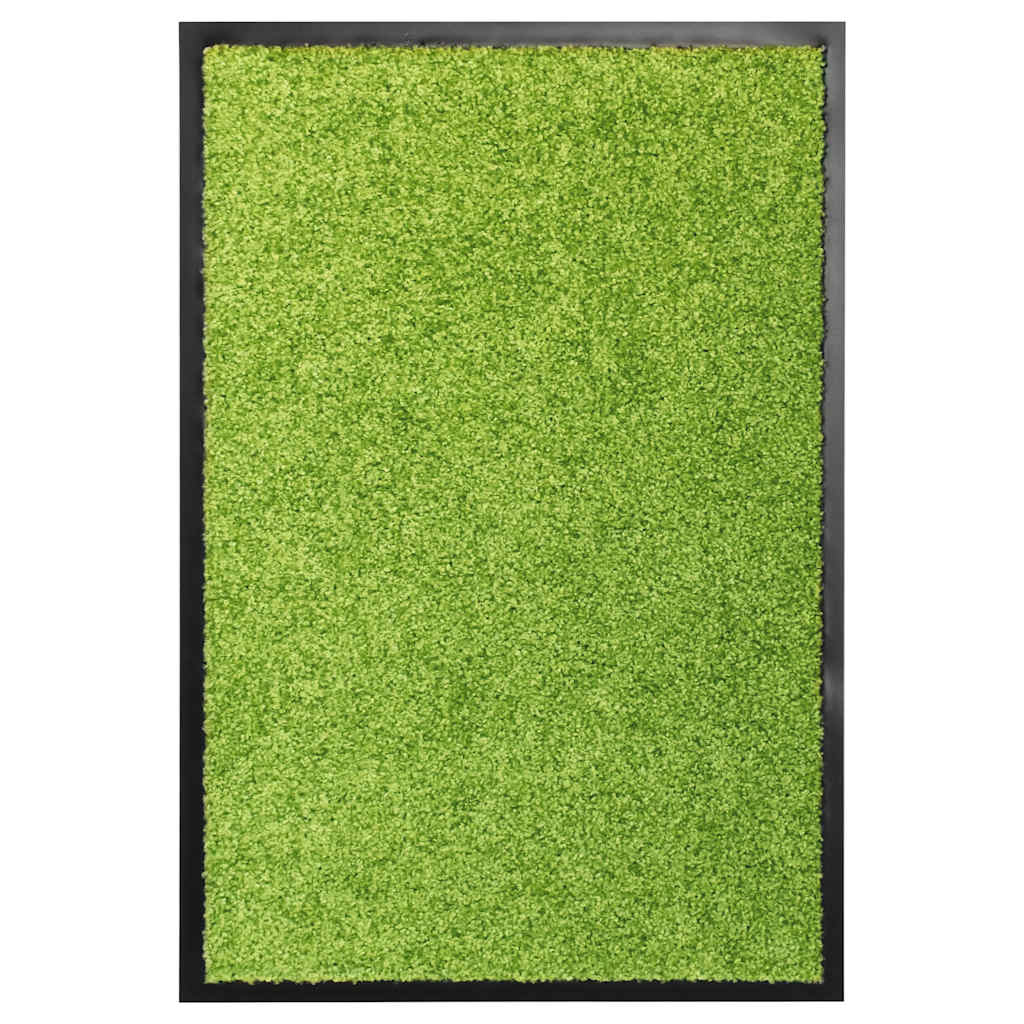 Deurmat wasbaar 40x60 cm groen