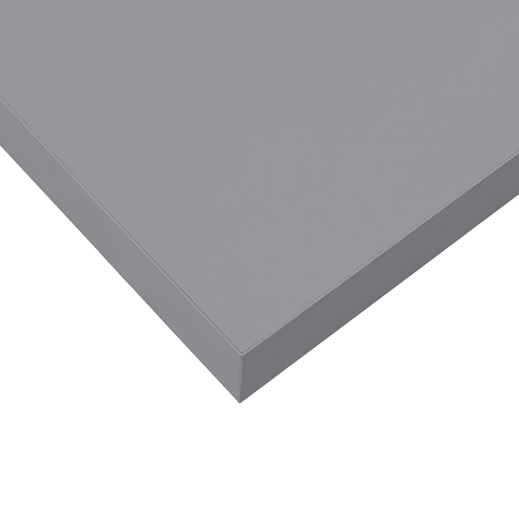 Wandschap zwevend 60x23,5x3,8 cm MDF grijs – afbeelding 11