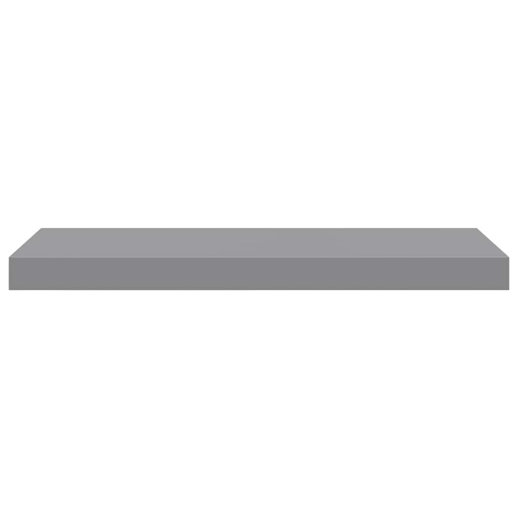 Wandschap zwevend 60x23,5x3,8 cm MDF grijs – afbeelding 6