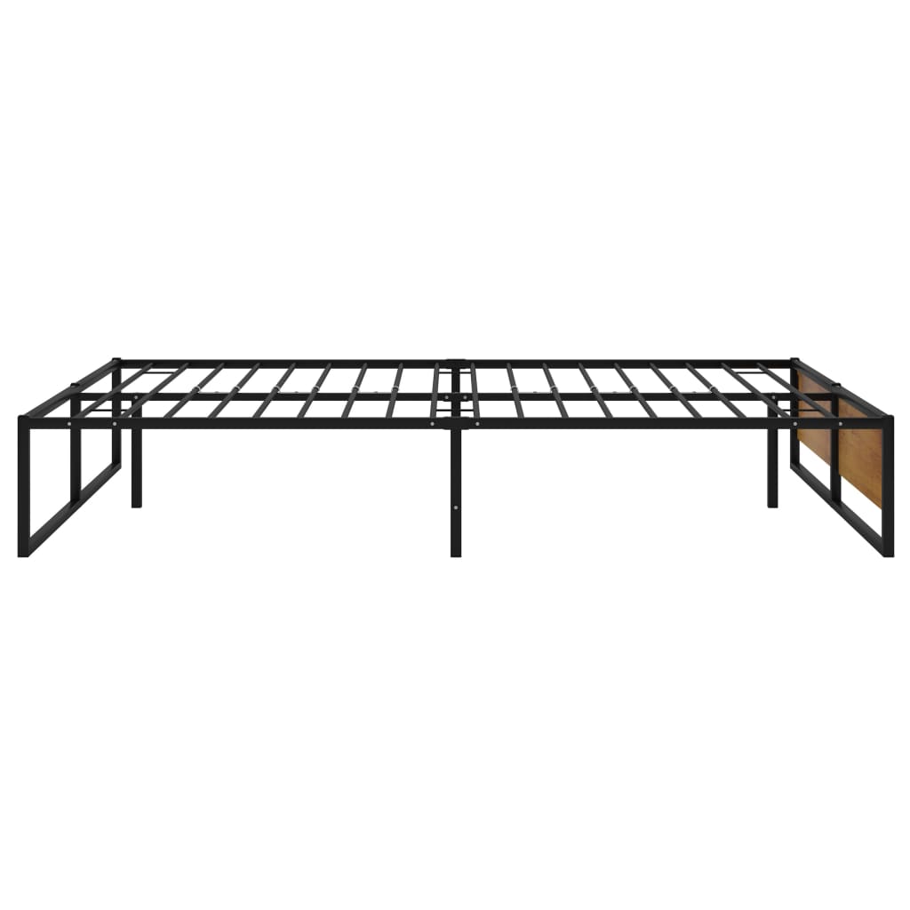 Bedframe metaal zwart 120x200 cm – afbeelding 4