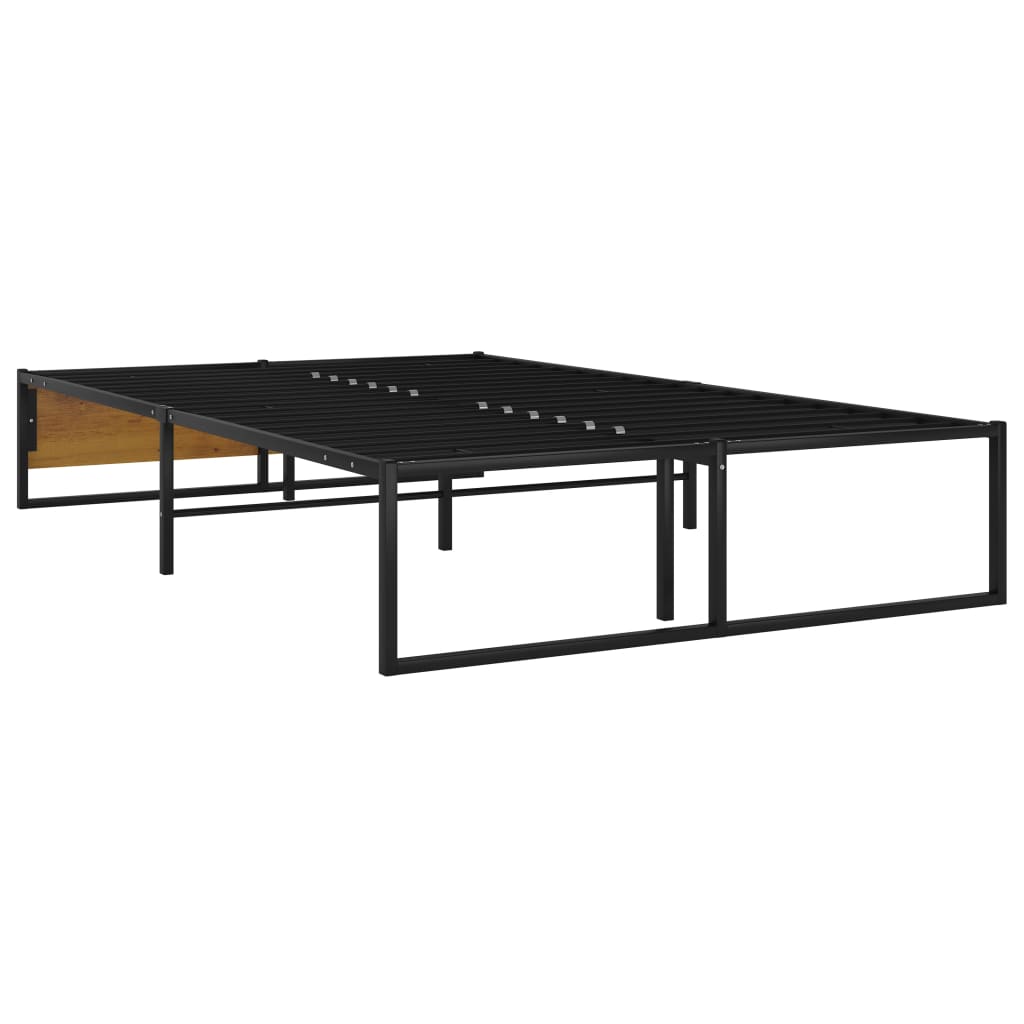 Bedframe metaal zwart 120x200 cm – afbeelding 5