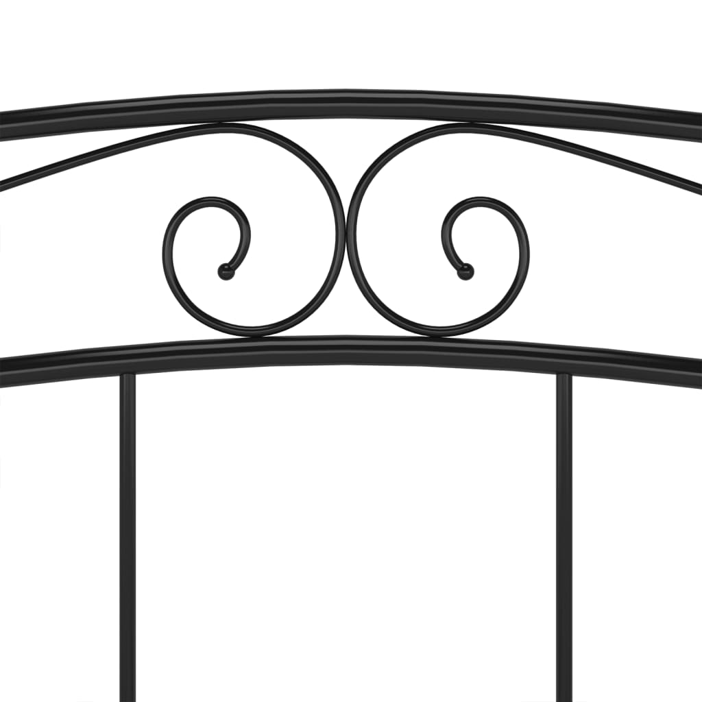 Bedframe metaal zwart 160x200 cm – afbeelding 7