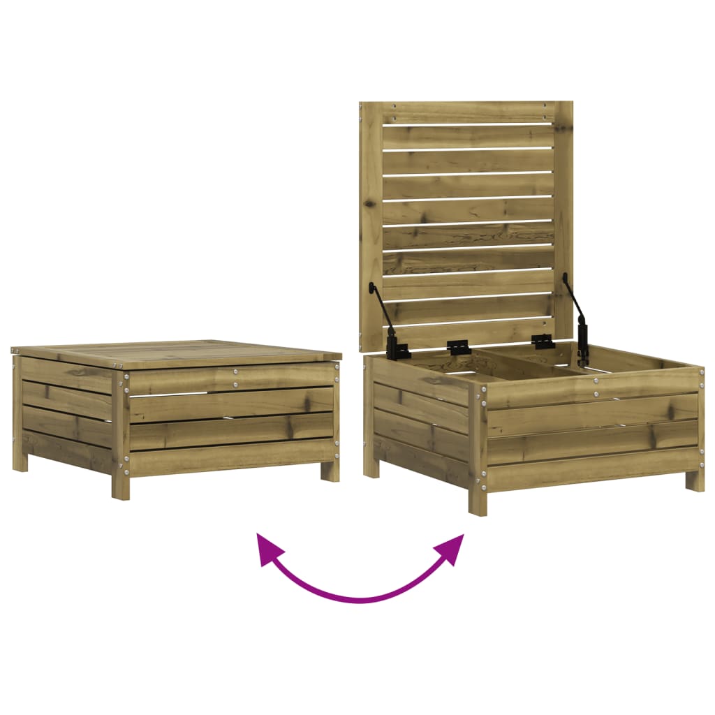 7-delige Loungeset geïmpregneerd grenenhout – afbeelding 10