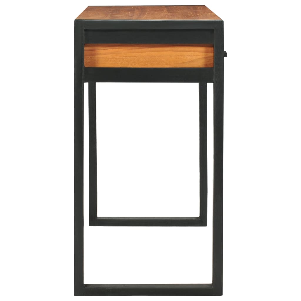 Bureau met 2 lades 100x40x75 cm teakhout – afbeelding 4