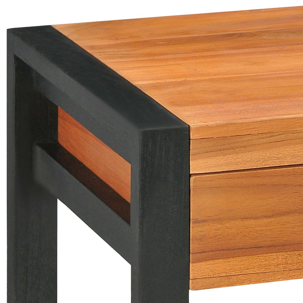 Bureau met 2 lades 100x40x75 cm teakhout – afbeelding 7