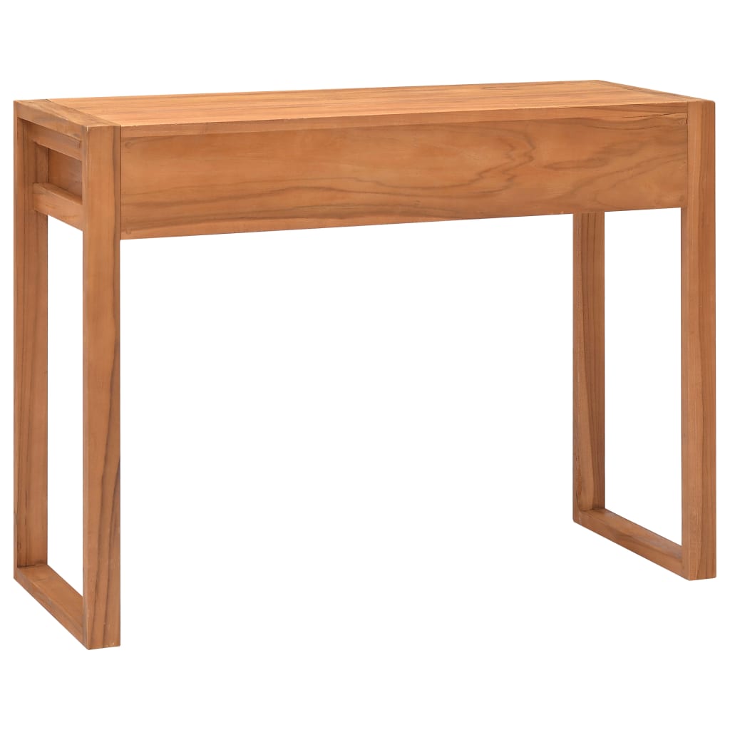 Bureau met 2 lades 100x40x75 cm teakhout – afbeelding 5