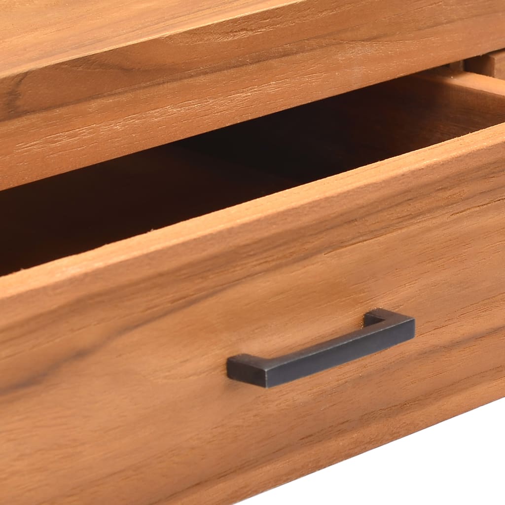 Bureau met 2 lades 100x40x75 cm teakhout – afbeelding 7