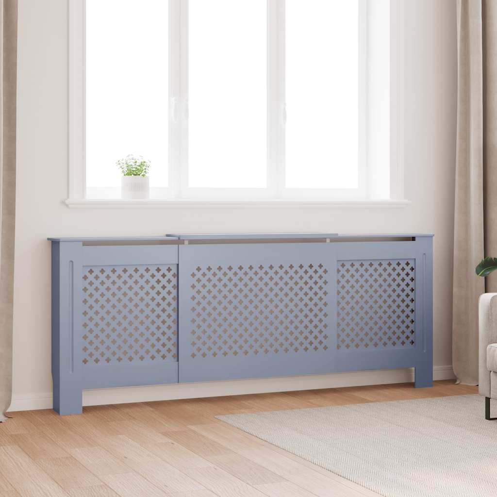 Radiatorombouw 205 cm MDF grijs