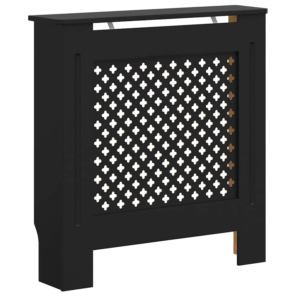 Radiatorombouw 78 cm MDF zwart – afbeelding 2