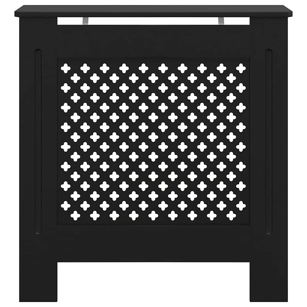 Radiatorombouw 78 cm MDF zwart – afbeelding 4