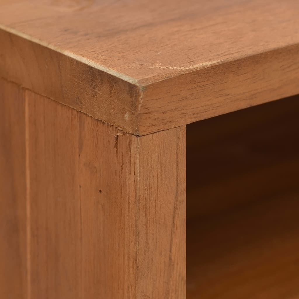 Tv-meubel 90x30x40 cm massief teakhout – afbeelding 7