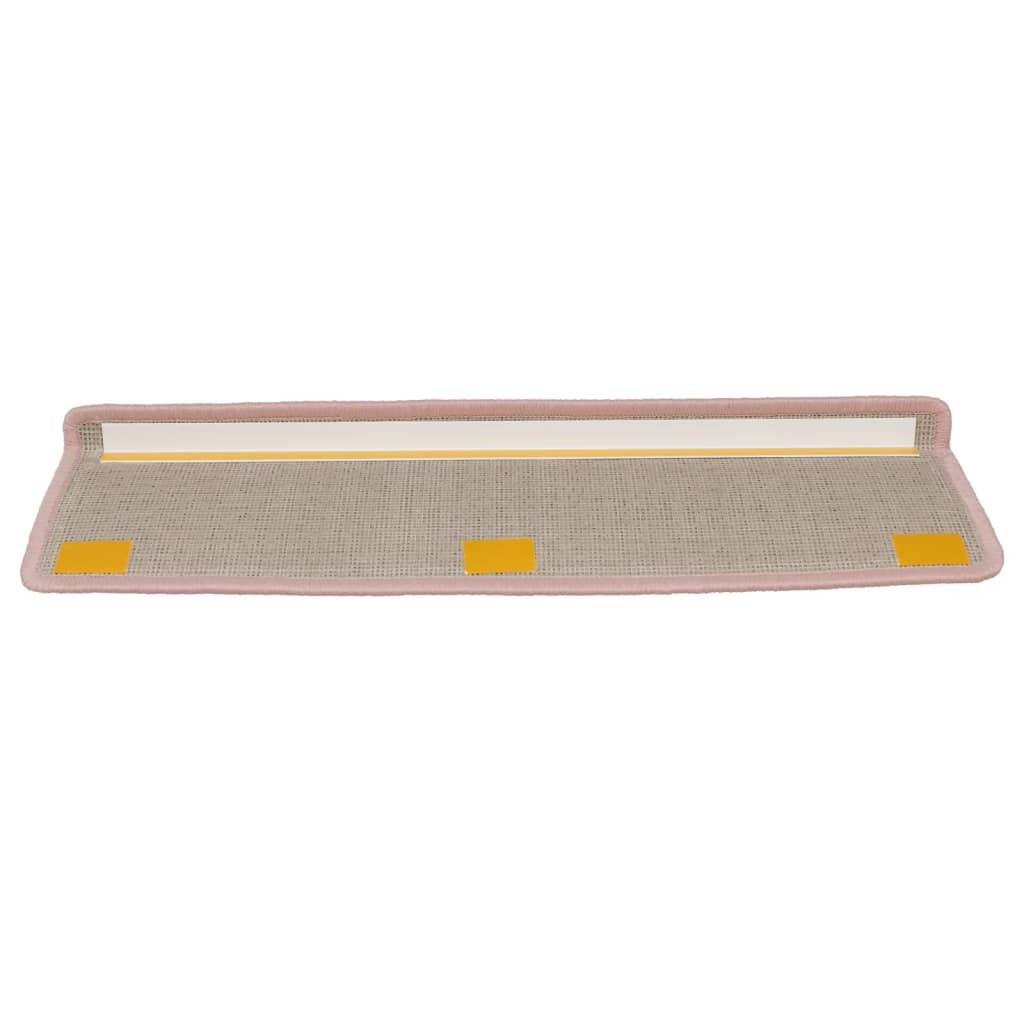 Trapmatten 15 st 65x21x4 cm lichtroze met rechthoekige rand – afbeelding 5