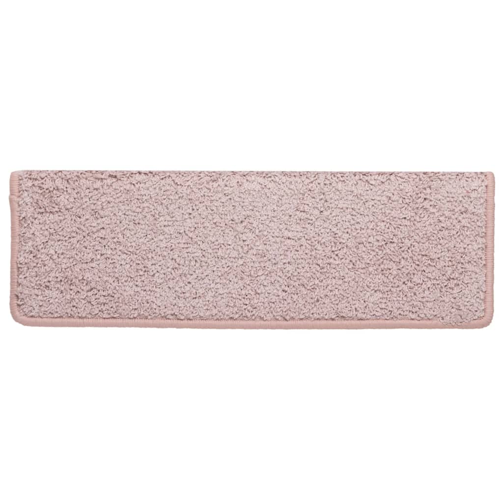 Trapmatten 15 st 65x21x4 cm lichtroze met rechthoekige rand – afbeelding 6