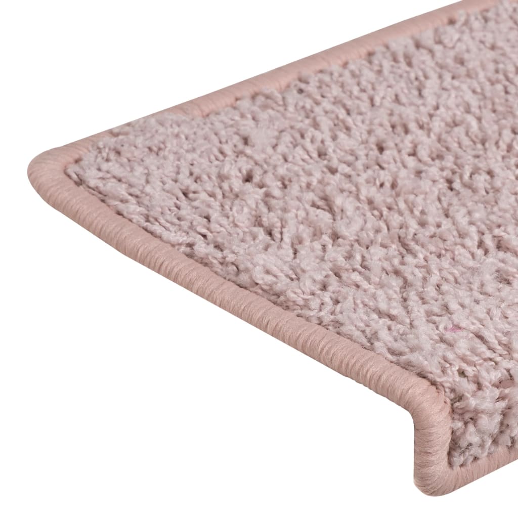 Trapmatten 15 st 65x21x4 cm lichtroze met rechthoekige rand – afbeelding 7
