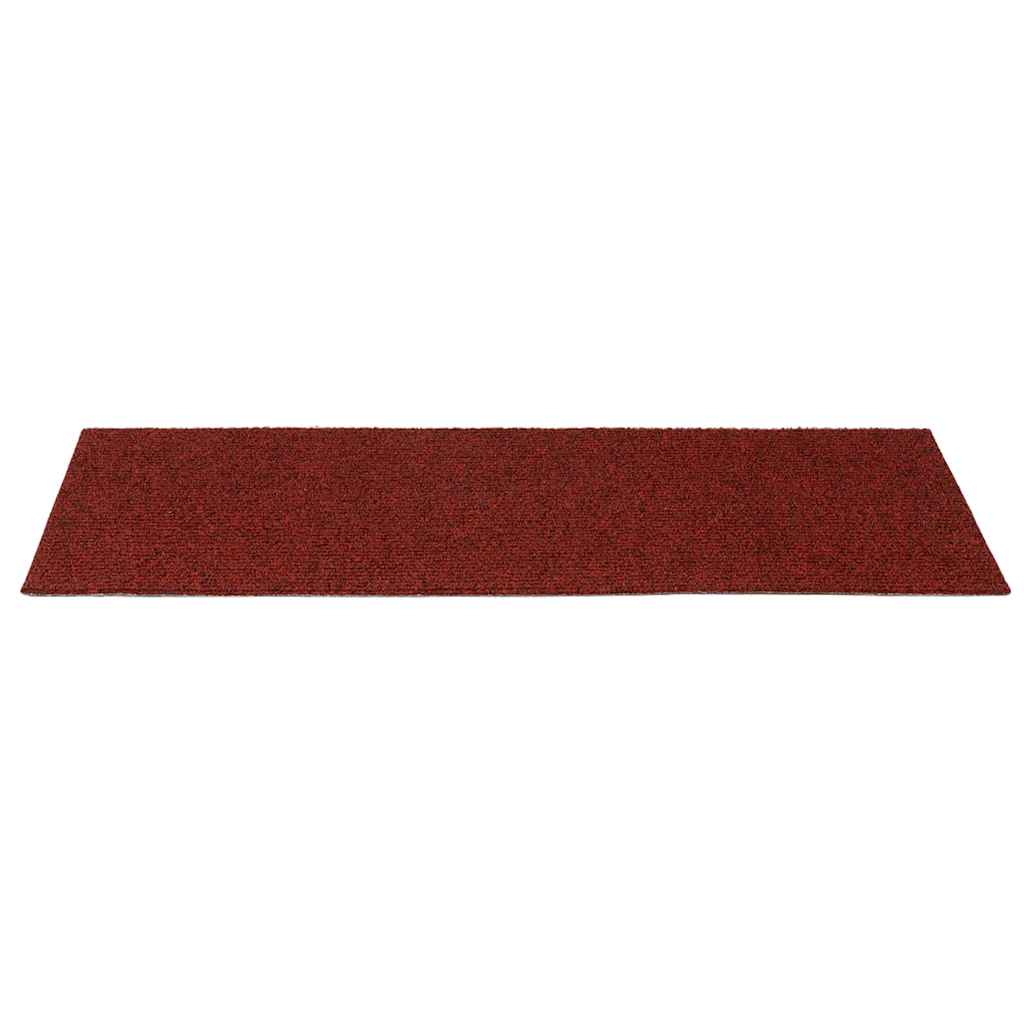 Trapmatten Zelfklevend 15 stuks 60x25 cm Bordeaux Rood Rechthoekig – afbeelding 4