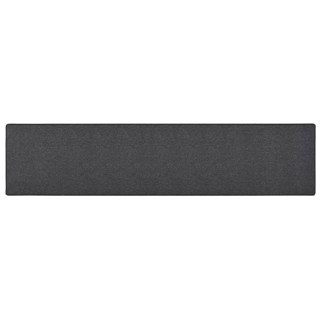 Tapijtloper 50x250 cm antracietkleurig