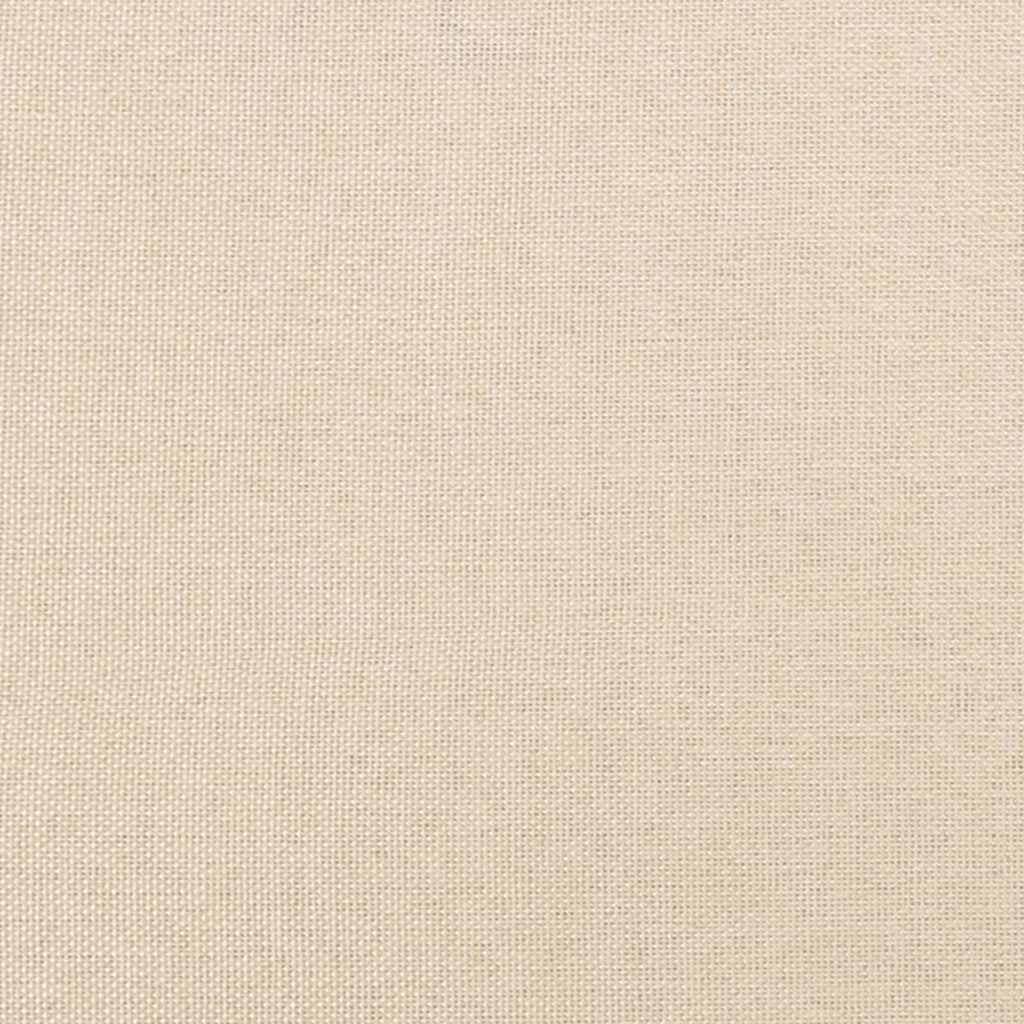 Boxspring met matras en LED stof crèmekleurig 120x190 cm – afbeelding 10